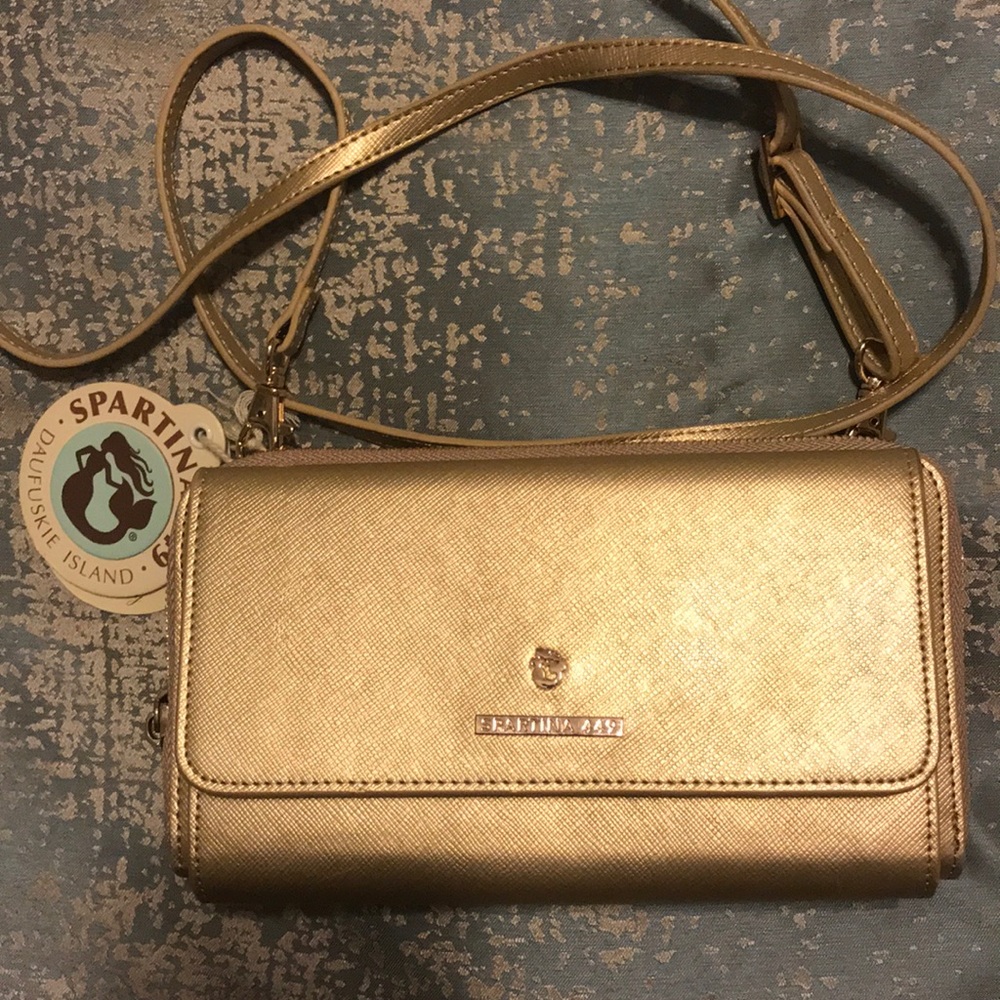 SPARTINA 449 leather Retreat Wallet Crossbody